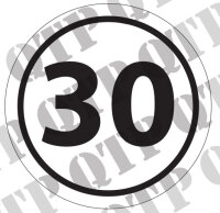 Schild 30 km/h