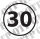 Schild 30 km/h