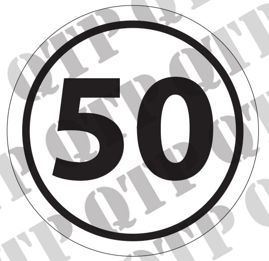 Schild 50 km/h
