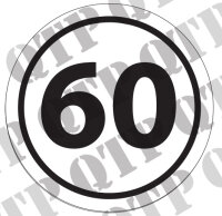 Schild 60 km/h