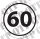 Schild 60 km/h