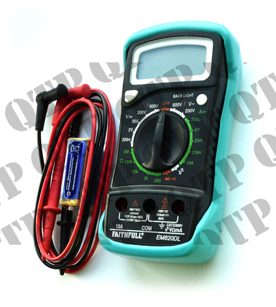 Multi-Meter LCD Anzeige