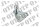Gas Strut Bracket Flat Triangle With 8-18 Ball End