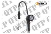 Tyre Gauge Mechanical Gauge 24" Hose Dual Chuck