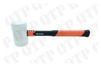 Fibreglass Handle Rubber Mallet 20oz, White Head
