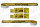 John Deere R M Series Bonnet Decal 6 Cylinder LH and RH