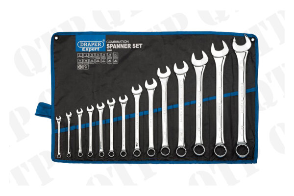 Draper 14PC Combination Spanner Set Metric