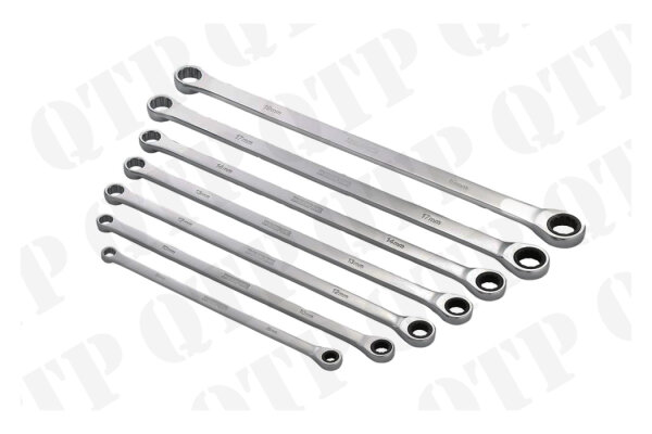Draper 7PC Long Ratched Ring Spanner Set