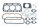 Head Gasket Set Case IHC D324, D326, D323