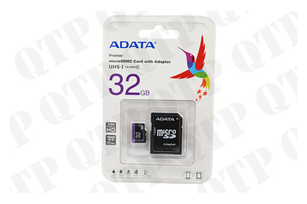 32GB Micro SD Memory card with SD adaptor