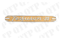 Side Badge Chrome And Gold, MF Ferguson FE35 4cyl