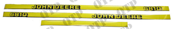 Schildersatz John Deere 6810