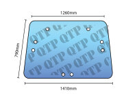 Glas hinten oben