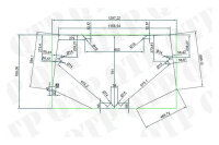 Glas hinten oben