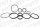 Seal Kit Front Linkage Lift Cylinder Massey Ferguson 5400 7400 7600 7700 Series