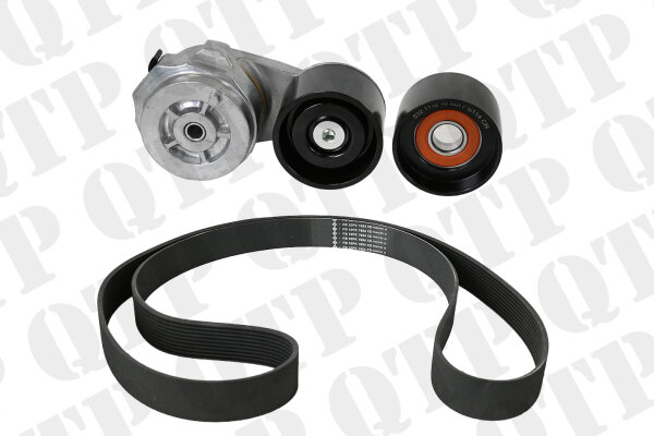 Fan Belt Tensioner & Pulley Kit Massey Ferguson 6600 7600 Series