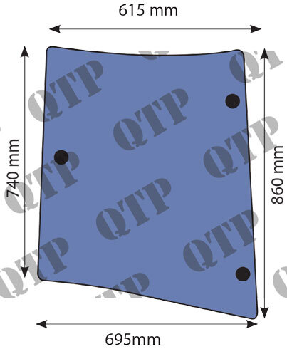 Glas Overwing unten links