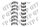 Main Bearing Set STD Massey Ferguson 5465 , 6465,6475,6480,7465,7475,7480 T6.60 Engine