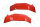 Mudguard Fender Set Massey Ferguson 61 62 81 Series