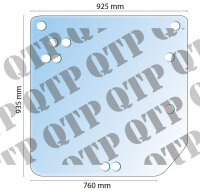 Glas hinten oben