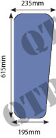 Glas seitlich links / rechts