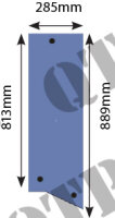 Glas seitlich links / rechts