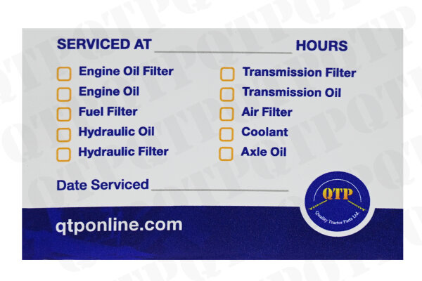 Service Sticker