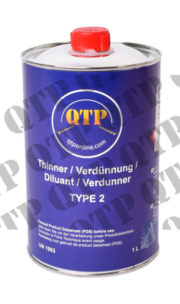 Farbe 1l Thinners Mix Ratio 9:1 or 10:1