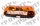 Lightbar 1 Bolt Fitting 2 Rotators 12V 420mm