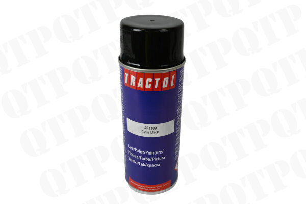 Spray Can Aerosol Black
