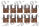 Mini Blade Fuses Light Brown
